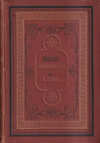 Buch: Römische Schlendertage. Allmers, Hermann, um 1900, Schulzesche Druckerei