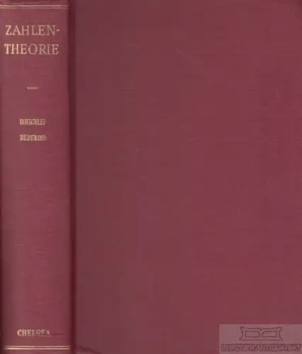 Buch: Vorlesungen über Zahlentheorie, Dirichlet, P. G. Lejeune. 1968