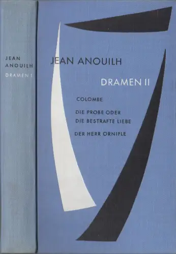 Buch: Dramen II, Colombe, Die Probe, Herr Ornifle, Jean Anouilh, Langen Müller