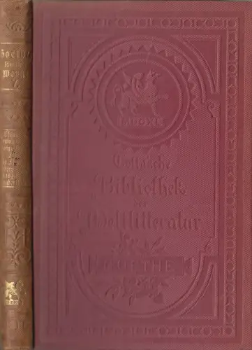 Buch: Goethe - Sämtliche Werke Band 7, Cotta'sche Bibliothek der Weltliteratur
