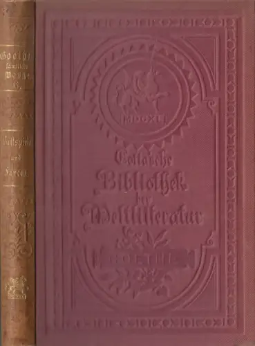 Buch: Goethe - Sämtliche Werke Band 6, Cotta'sche Bibliothek der Weltliteratur