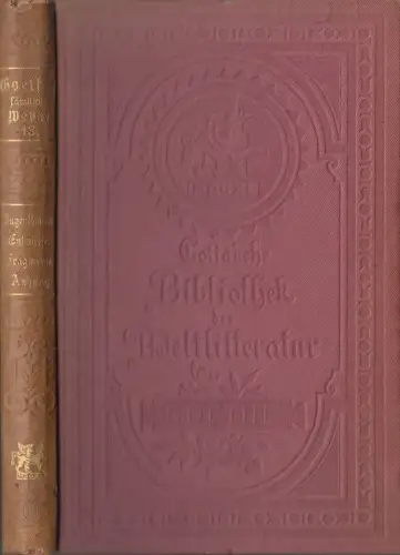 Buch: Goethe - Sämtliche Werke Band 13, Cotta'sche Bibliothek der Weltliteratur