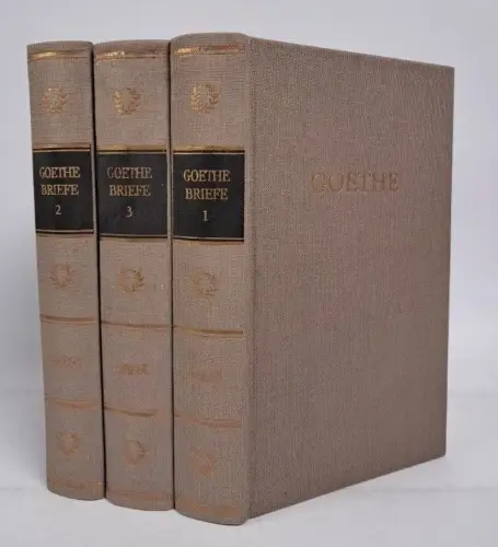 Buch: Johann Wolfgang von Goethes Briefe in drei Bänden 3 Bände, 1984, Aufbau