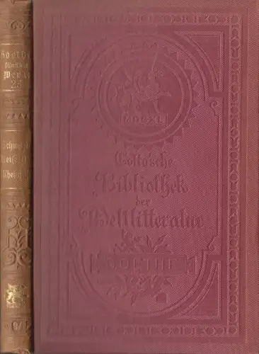 Buch: Goethe - Sämtliche Werke Band 25, Cotta'sche Bibliothek der Weltliteratur
