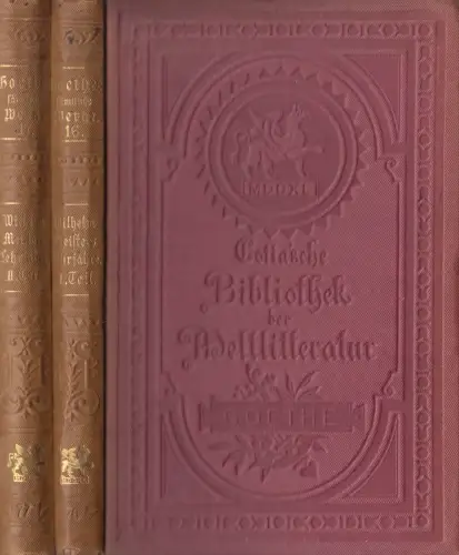 Buch: Goethe Sämtliche Werke Band 16+17, Cotta'sche Bibliothek der Weltliteratur