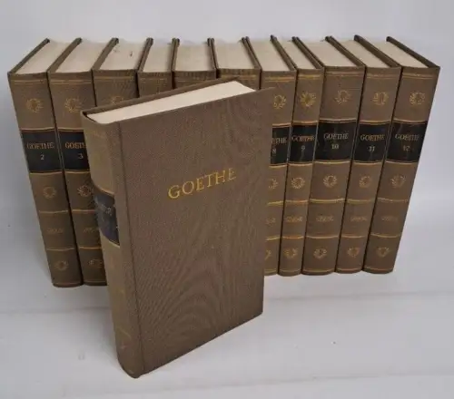 Buch: Johann Wolfgang von Goethes Werke in zwölf Bänden. 1988, Aufbau, BDK