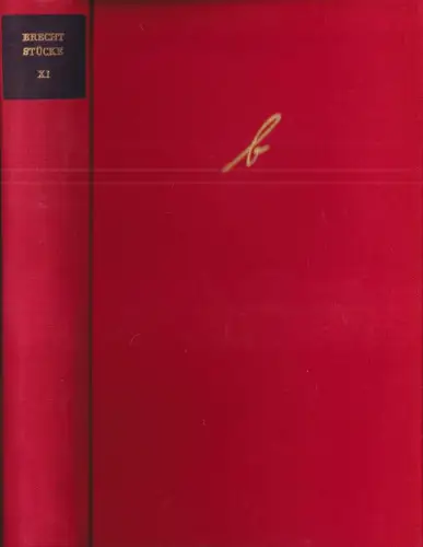 Buch: Stücke. Band XI, Brecht, Bertolt. 1969, Aufbau-Verlag, gebraucht, gut