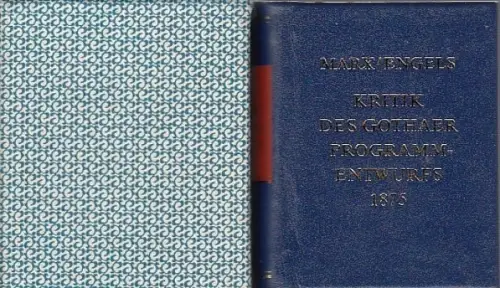 Buch: Kritik des Gothaer Programmentwurfs 1875, Marx, Karl / Engels, Friedrich