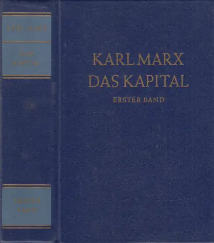 Buch: Das Kapital. Erster Band, Karl Marx. 1982, Dietz Verlag, gebraucht, gut