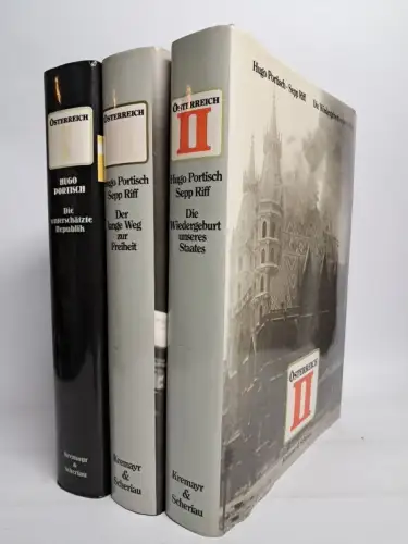 Buch: Österreich I+II, Hugo Portisch & Sepp Riff, Kremayr & Scheriau, 3 Bände