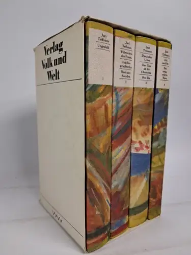 Buch: Juri Trifonow - Ausgewählte Werke Band 1-4, Verlag Volk und Welt, 4 Bände