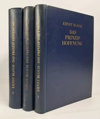 Buch: Das Prinzip Hoffnung, Ernst Bloch. 1954, Aufbau Verlag, gebraucht, gut