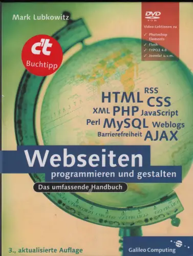 Buch: Webseiten programmieren und gestalten, Lubkowitz, Mark, gebraucht, gut