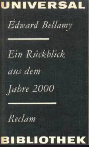 Buch: Ein Rückblick aus dem Jahre 2000, Bellamy, Edward. 1980, gebraucht, gut