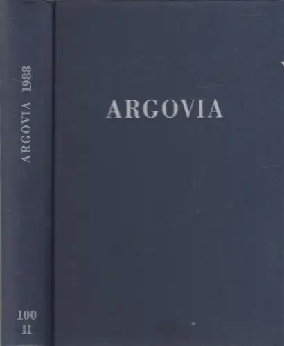 Buch: Argovia Band 100, Teil II / 1991, Verlag Sauerländer, gebraucht, gut