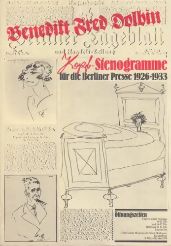Buch: Benedikt Fred Dolbin. Kopf-Stenogramme für die Berliner Presse 1926-1933