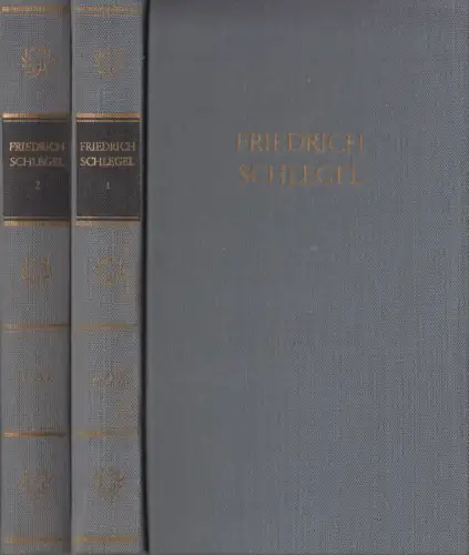 Buch: Friedrich Schlegels Werke in zwei Bänden, 1980, BDK, Aufbau, 2 Bände