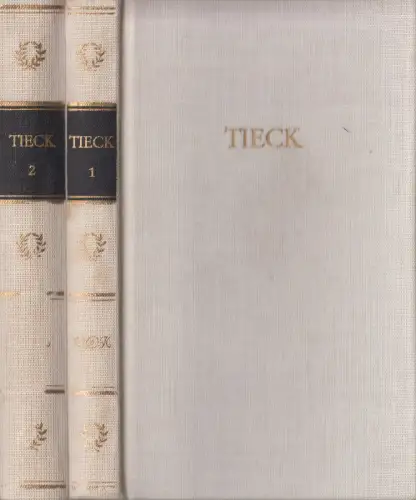 Buch: Ludwig Tiecks Werke in zwei Bänden, 1985, BDK, Aufbau Verlag, 2 Bände