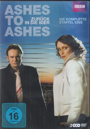 DVD-Box: Ashes to Ashes - Staffel 1, 2011, BBC, 3 DVDs, Serie, Krimi, 80er