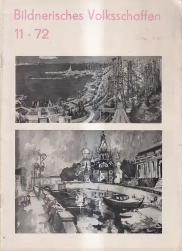 Bildnerisches Volksschaffen Heft 11 November 1972, Zeitschrift für Zirkel... DDR