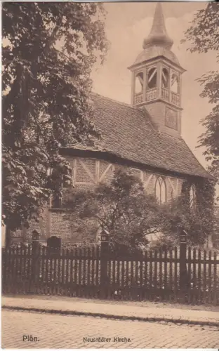 AK Plön. Neustädter Kirche, Artur Lüdtke, Postkarte, ungelaufen, gebraucht, gut