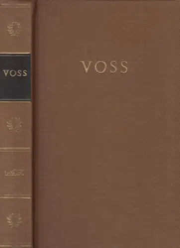 Buch: Johann Heinrich Voß Werke in einem Band, 1976, BDK, Aufbau Verlag