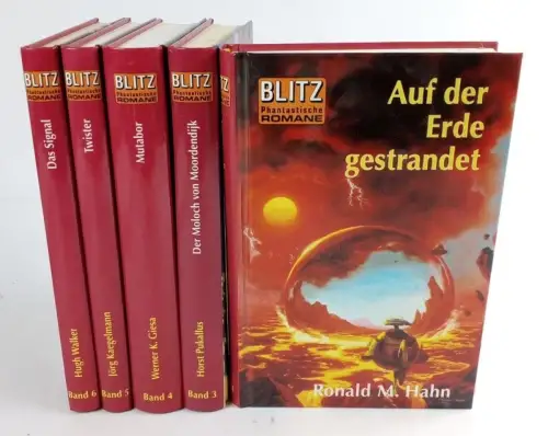Buch: Blitz - Phantastische Romane. 5 Bände, Hahn, Ronald M. u.a. 5 Bände