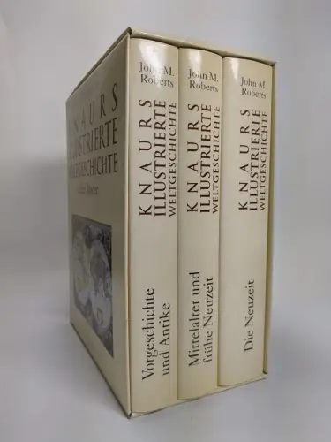 Buch: Knaurs illustrierte Weltgeschichte, Roberts, J. M., 3 Bände, 2003