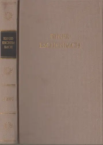 Buch: Marie von Ebner-Eschenbachs Werke in einem Band, 1982, BDK, Aufbau-Verlag
