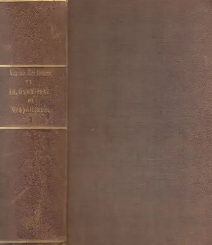 Buch: Variae Lectiones ex M. T. Ciceronis editionibus Oxoniensi et... Cicero