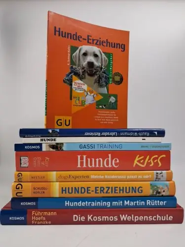 9 Bücher Hunde: Gassi Training, Hundeerziehung, Hundetraining, Welpenschule ...