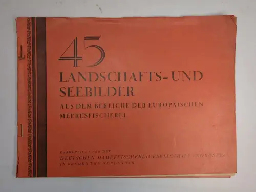 Heft: 45 Landschafts- und Seebilder aus dem Bereiche der Meeresfischerei, A Mohr