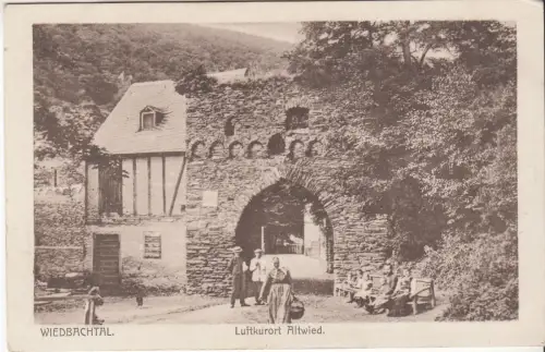 AK Wiedbachtal. Luftkurort Altwied, ca. 1926, Ernst Gronemeyer, Postkarte