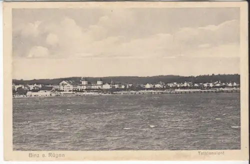 AK Binz a. Rügen. Totalansicht, ca. 1925, J. Putzenius, Postkarte, ungelaufen