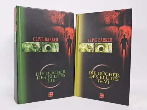 Buch: Die Bücher des Blutes I-VI, Clive Baker, 2 Bände, 2005, Area Verlag