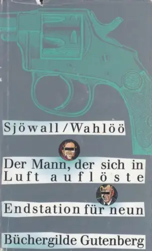 Buch: Der Mann, der sich in Luft auflöste / Endstation für neun, Sjöwall. 1990
