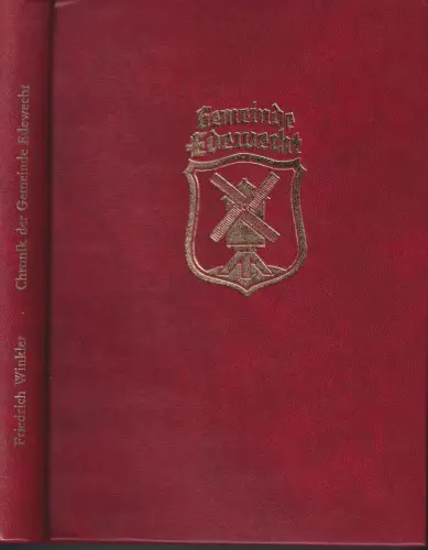 Buch: Chronik der Gemeinde Edewecht, Winkler, Friedrich, 1974, sehr gut