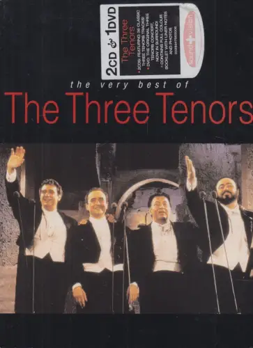 CD-Box: The Very Best Of The Three Tenors. 2 CDs mit DVD, Oper, Konzert, Klassik