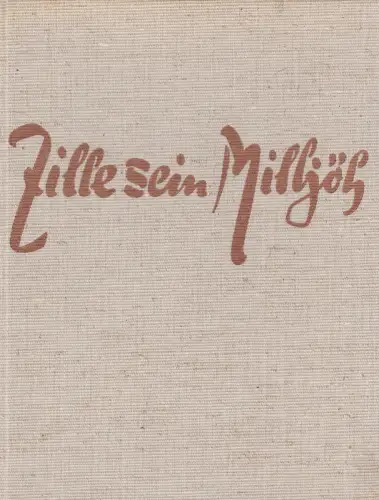 Buch: Zille sein Milljöh. Schumann, Werner, 1961, Fackelträger-Verlag