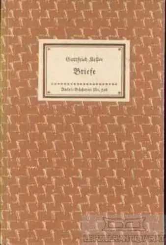 Insel-Bücherei 528, Briefe, Keller, Gottfried. 1952, Insel-Verlag