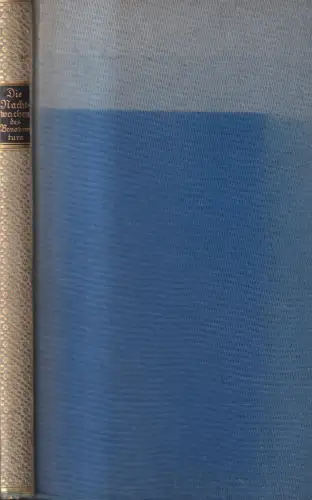 Buch: Die Nachtwachen des Bonaventura. 1919, Insel-Verlag