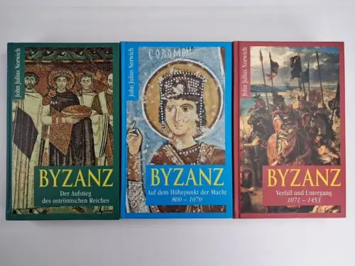Buch: Byzanz 1-3, John Julius Norwich, 3 Bände, Aufstieg, Höhepunkt, Untergang