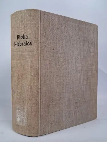 Bibel: Biblia Hebraica, Rudolf Kittel, 1949, Württembergische Bibelanstalt