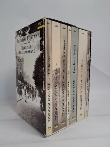 Buch: Berliner Frauenromane in 7 Bänden, Theodor Fontane, 1995, Aufbau Verlag