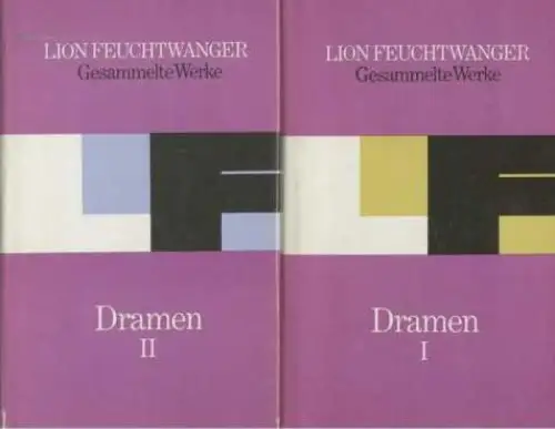 Buch: Dramen, Feuchtwanger, Lion. 2 Bände, Gesammelte Werke, 1984, Aufbau Verlag