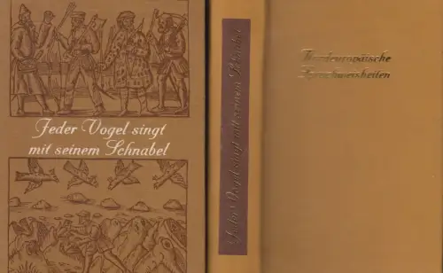 Buch: Jeder Vogel singt mit seinem Schnabel, Detlef Rehbein, 1985, OAN