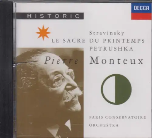CD: Pierre Monteux, Stravinsky: Le Sacre du Printemps Petruschka, 1994, Decca