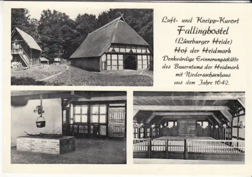 AK Luft- und Kneipp-Kurort Fallingbostel, Lüneburger Heide. Hof der Heidmark