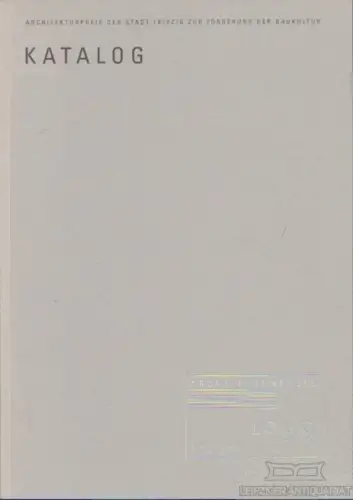 Buch: Architekturpreis der Stadt Leipzig zur Förderung der Baukultur... Doehler