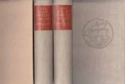 Buch: Der Insel-Verlag. 2 Bände, Sarkowski, Heinz. 2 Bände, 1970, Insel-Verlag